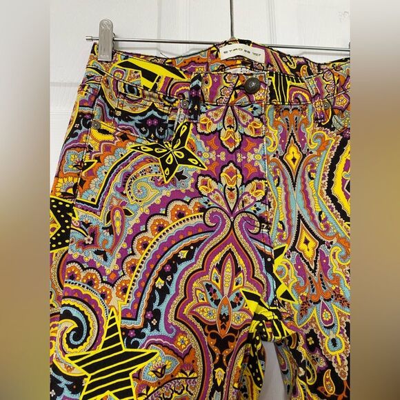 Designer Etro Rock Paisley Pants - Picture 3 of 7